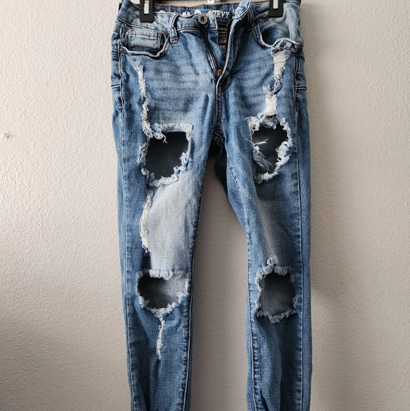 SONG Denim - SONG Distressed Denim JEANS